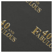 40 und Fabulous Stoff (Nahaufnahme)