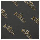 40 und Fabulous Stoff (Muster)