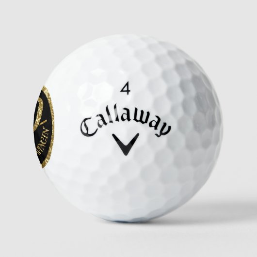 40 und immer noch Swingin'Golf Balls Golfball (Logo)