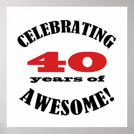40 und Phantastisch! Poster (Vorne)