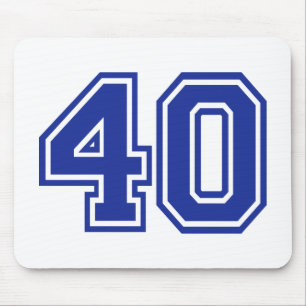 40 - vierzig mousepad