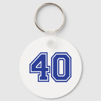 40 - Vierzig Schlüsselanhänger