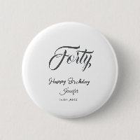 40. vierzigster Buchstabe Geburtstag Name Datum Ja