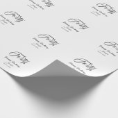 40. vierzigster BuchstabeGeburtstag Name Datum Jah Geschenkpapier (Ecke)