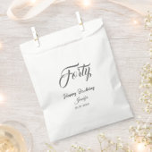 40. vierzigster BuchstabeGeburtstag Name Datum Jah Geschenktütchen (Ausgeschnitten)