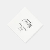 40. vierzigster BuchstabeGeburtstag Name Datum Jah Serviette (Ecke)