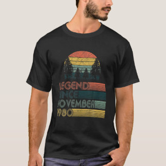 40. Vintag Quarantine Edition 1980 Geburtstagsgesc T-Shirt
