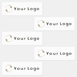 40 Wasserfeste Aufkleber Firma Logo Wasserflasche