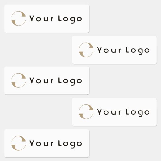 40 Wasserfeste Aufkleber Firma Logo Wasserflasche (Gruppe)