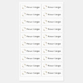 40 Wasserfeste Aufkleber Firma Logo Wasserflasche (Blatt)