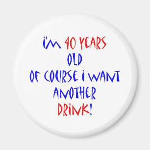40 weitere Getränke Magnet