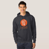 40 West Arts Unisex Kapuzenpullover Hoodie (Vorne ganz)