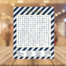 40 Word Search Baby Shower Games Notepad Notizblock