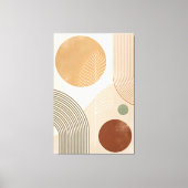 40" x 60" Boho-Abstrakt-Kunstdruck auf Leinwand (Vorderseite)