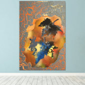 40" x 60" Foglie morte Leinwanddruck (Insitu (Holzboden))