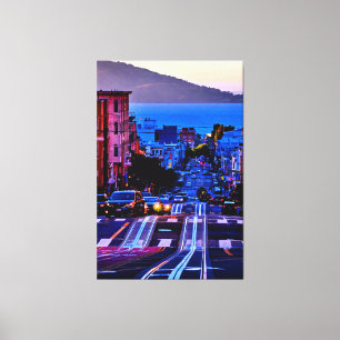 40 X 60 MALERISCHES LEINWANDDRUCK SAN FRANCISCO ST