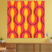 40" XL Super Mod Retro ästhetische Kunstdrucke mit Leinwanddruck (Insitu (Wohnzimmer))