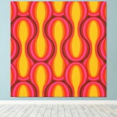 40" XL Super Mod Retro ästhetische Kunstdrucke mit Leinwanddruck (Insitu (Holzboden))