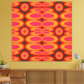 40" XL Super Mod Retro ästhetische Kunstdrucke mit Leinwanddruck (Insitu (Wohnzimmer))