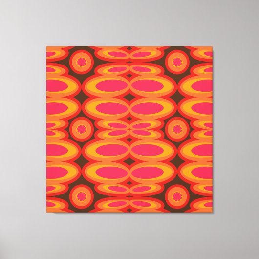 40" XL Super Mod Retro ästhetische Kunstdrucke mit Leinwanddruck (Vorderseite)