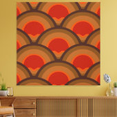 40" XL Super Mod Retro ästhetische Kunstdrucke mit Leinwanddruck (Insitu (Wohnzimmer))