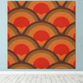 40" XL Super Mod Retro ästhetische Kunstdrucke mit Leinwanddruck (Insitu (Holzboden))