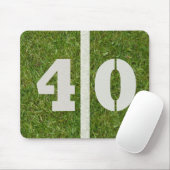 40 Yard-Line-Fußballplatz Mousepad (Mit Mouse)