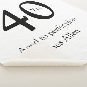 40 years aged to perfection birthday name simple  sherpadecke (3/4)