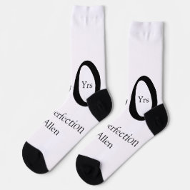 40 years aged to perfection birthday name simple  socken