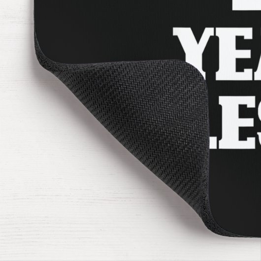 40 Years Blessed 40th Birthday Christian Religious Mousepad (Ecke)