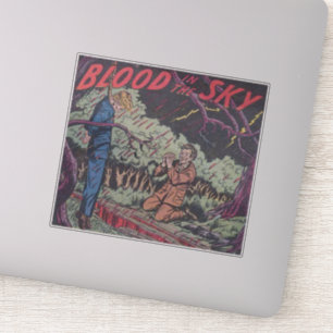 40er Horror Vintage Comicen für Comic-Buchliebhabe Aufkleber