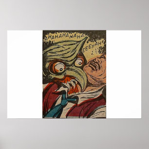 40er Jahre Golden Age Horror-Comics   gruselige Re Poster