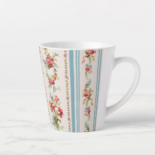 40er Süße Blumen Milchtasse