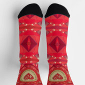 40th Anniversary Ruby Socken (Oben)