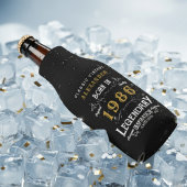 40th Birthday 1986 Name Legend Chic Black Gold Flaschenkühler