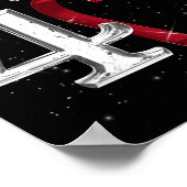 40th Birthday Blessed By God For 40 Years Birthday Poster (Ecke)