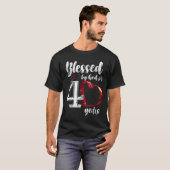 40th Birthday Blessed By God For 40 Years Birthday T-Shirt (Vorne ganz)