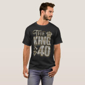 40th birthday decorations 1983 Birthday The King i T-Shirt (Vorne ganz)