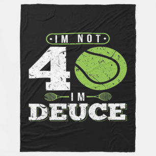 40th Birthday Gift Tennis Blanket Fleecedecke
