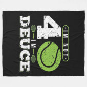 40th Birthday Gift Tennis Blanket Fleecedecke (Vorderseite (Horizontal))