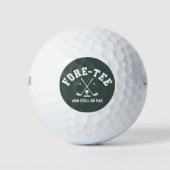 40th Birthday Golf 40th Birthday Gift Golfing  Golfball (Vorderseite)