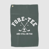 40th Birthday Golf 40th Birthday Gift Golfing Golfhandtuch (Vorderseite)