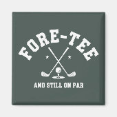 40th Birthday Golf 40th Birthday Gift Golfing  Magnet (Vorne)