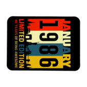 40th Birthday - Limited Edition Magnet (Horizontal)