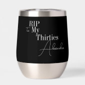 40th Birthday Party RIP 30s Black and White (Rückseite)