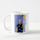 40th Birthday Photo college Party  Kaffeetasse (Links)