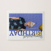 40th Birthday Photo college Party  Puzzle (Horizontal)