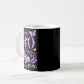 40th Birthday Queen Chapter 40 Fabulous Since 1986 Kaffeetasse (Vorderseite Links)