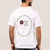 40th Men's Birthday Bad Boy Funny Face Cut-out T-Shirt (Rückseite)