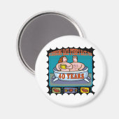 40th weddinganniversaryb5 magnet (Vorderseite/Rückseite)